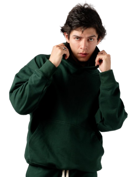 HODDIE OVERSIZE VERDE BOTTLE