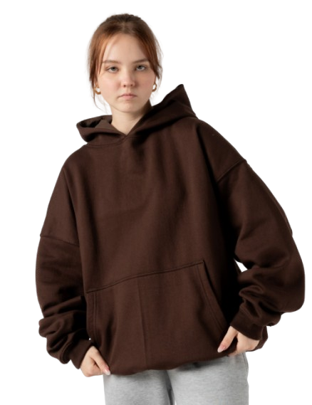 HOODIE OVERSIZE | MARRÓN